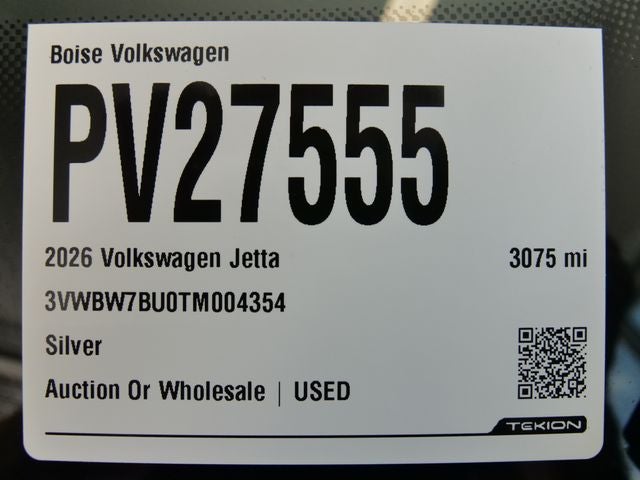 2026 Volkswagen Jetta 1.5T Sport