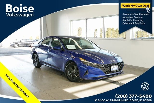 2023 Hyundai Elantra Hybrid Blue