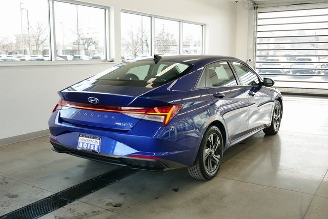 2023 Hyundai Elantra Hybrid Blue