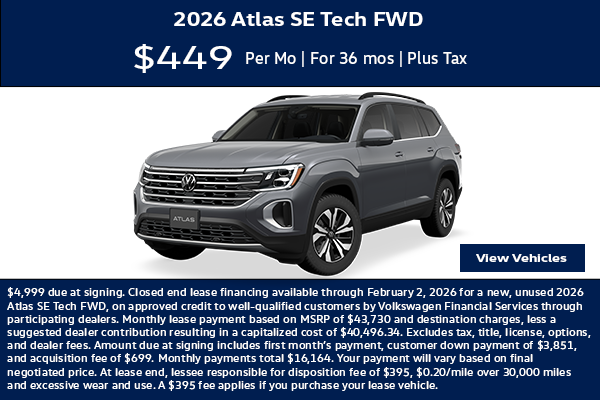 2026 Atlas SE w/ Tech