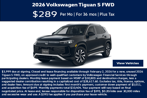 2026 Tiguan S